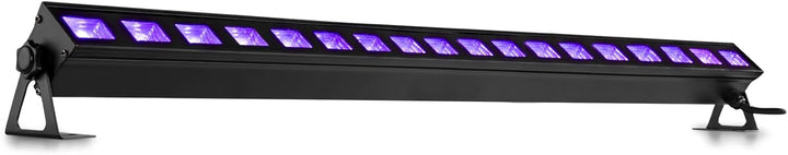 BeamZ BUV183 Schwarzlichtlampe, Schwarzlicht Lampe 91cm, Schwarzlicht Party Bar mit 18 LEDs, UV Lich