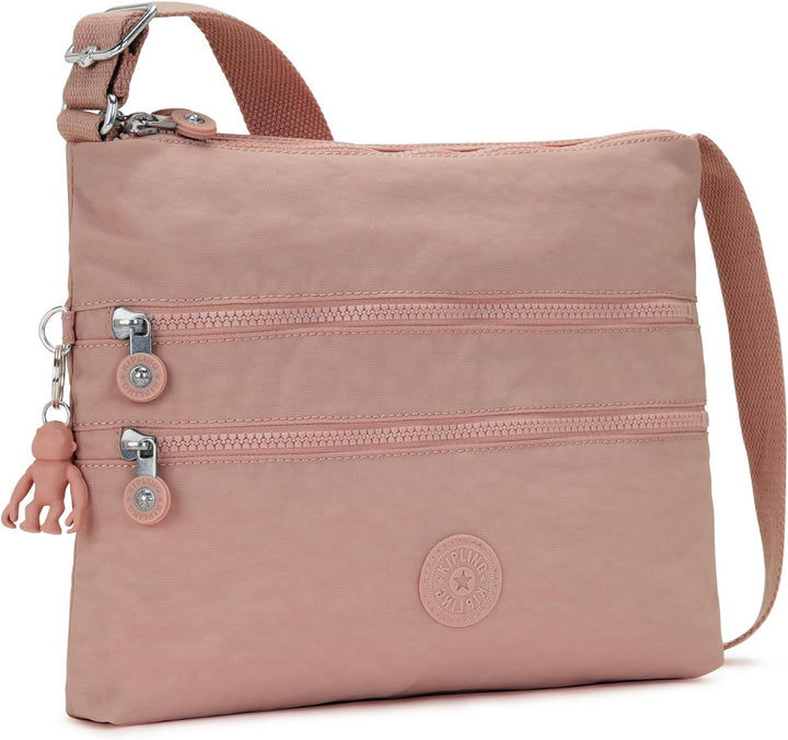 Kipling Unisex Alvar Medium Crossbody, Tender Rose, Tender Rose