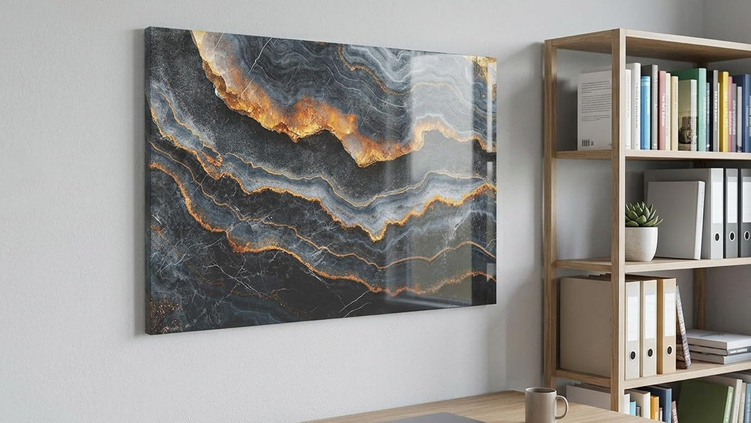 ALLboards METALboards Magnettafel, Dunkelschiefer 90×60 cm + GRATIS Zubehörset 90x60cm Dunkelschiefe