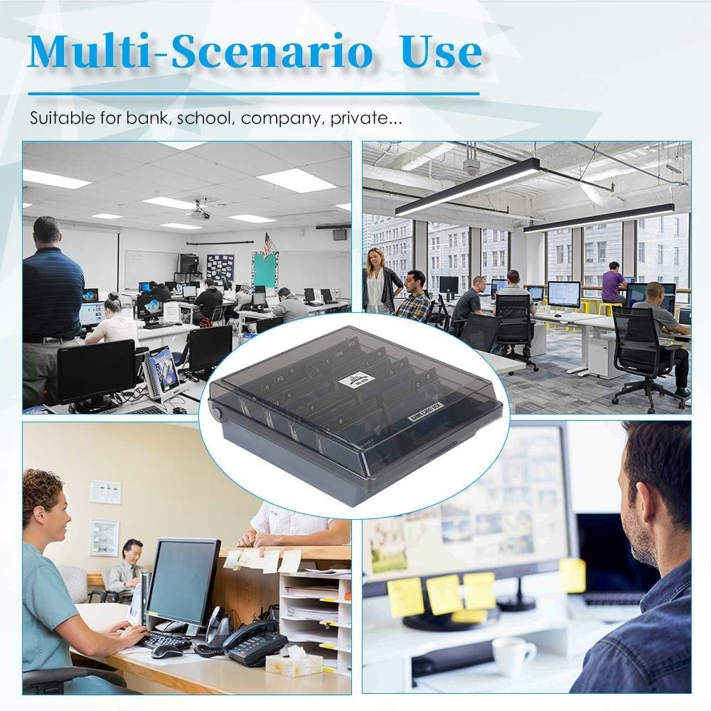 Visitenkartenhalter Visitenkartenbox Magnetkarte Klassifizierung A-Z Register (1000 Karten), 1000 Ka