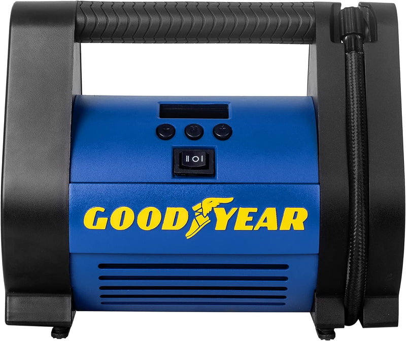 Goodyear DIGITALER TRAGBARER KOMPRESSOR 100PSI 12V ANSCHLUSS 100 PSI / 6,9 BAR, 12V ANSCHLUSS 100 PS