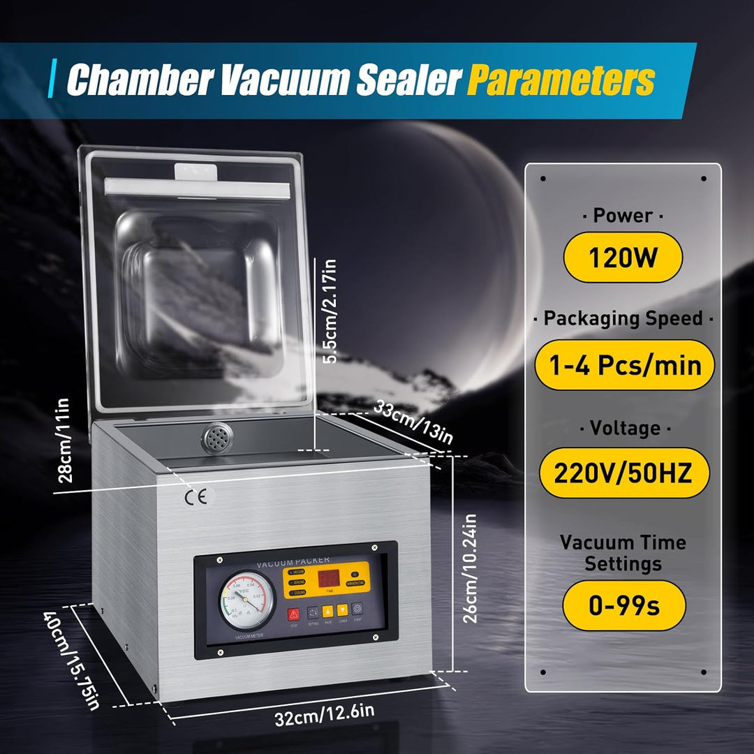 Vakuumiergerät, kammervakuumierer,vakumierergerät für lebensmittel, Benchtop Vakuumiergerät, Industr