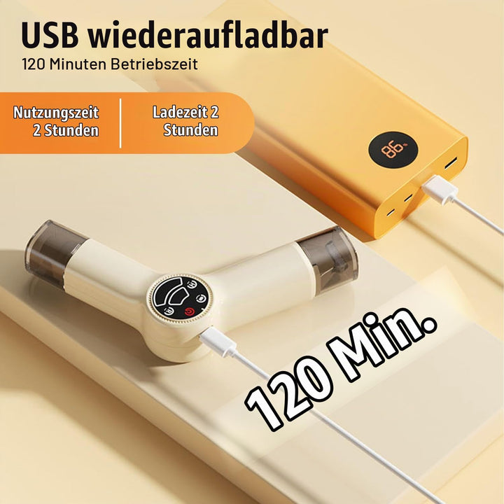 Hoofun Upgrade 2in1 Profi Pfotentrimmer: Nägel Feilen und Rasieren Trimmer mit Starker Motor &amp; Akku