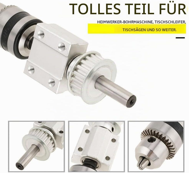 ZJZ01012 Bohrspindel, Hochpräzise Nicht angetriebene Spindel, Tischbohrspindel für DIY Bohrmaschine,