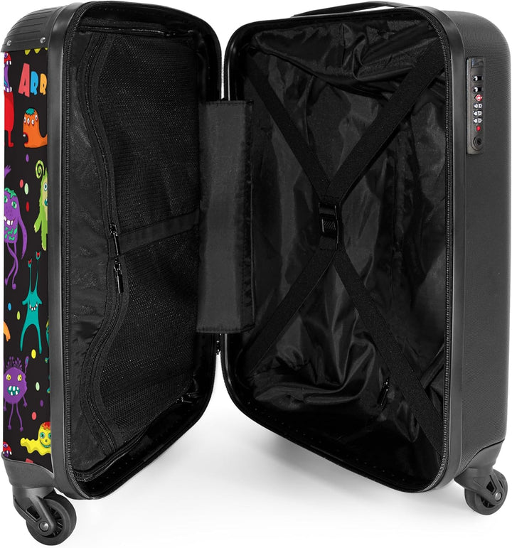 NoBoringSuitcases.com® Kinderkoffer Kinder Koffer Jungs Trolley Handgepäck Carry on Luggage Geschenk