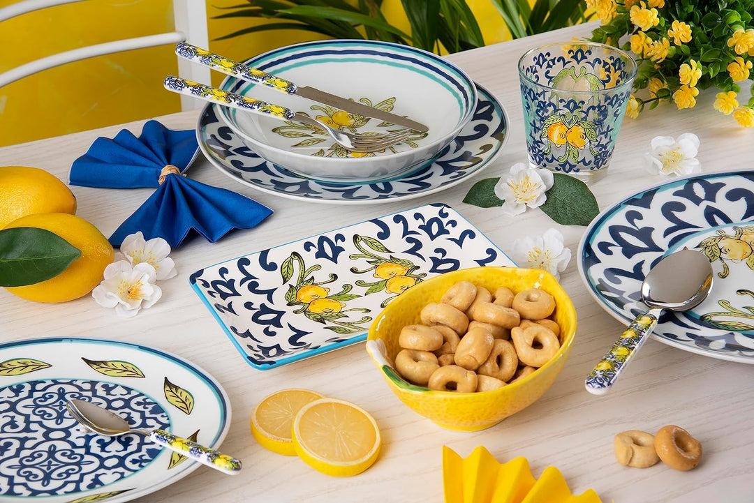 Excelsa Amalfi Besteck-Set, 24-teilig, Edelstahl 18/0, Amalfi
