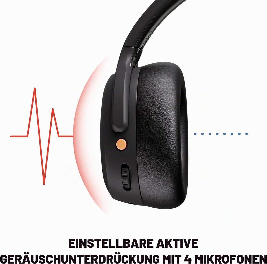 Skullcandy Crusher ANC 2 Over-Ear Noise Cancelling Wireless-Kopfhörer mit Sensory Bass, 50 Std. Akku