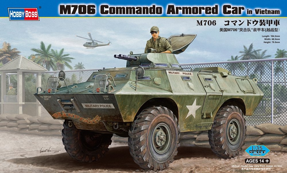 Hobby Boss 82418 Modellbausatz M706 Commando Armored Car in Vietnam