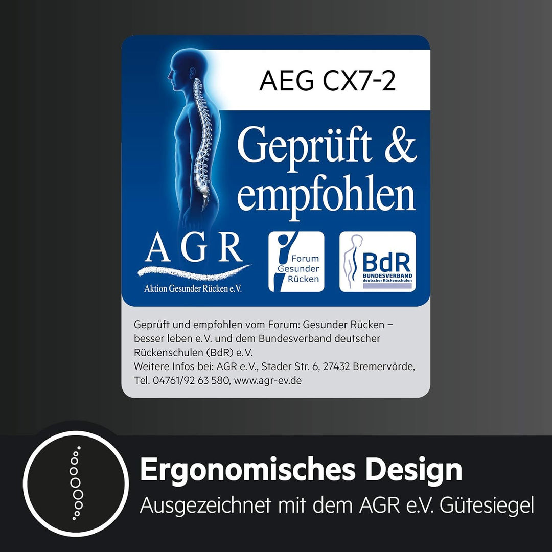 AEG Ergorapido CX7-2-45MÖ 2in1 Akku-Staubsauger + AZE134 Elektrosaugbürste / 50% Recyclingmaterial /