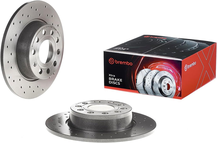 Brembo BX AU A1 (8X1) P 08.B413.1X Bremsscheiben, Set of 2 Single, Single