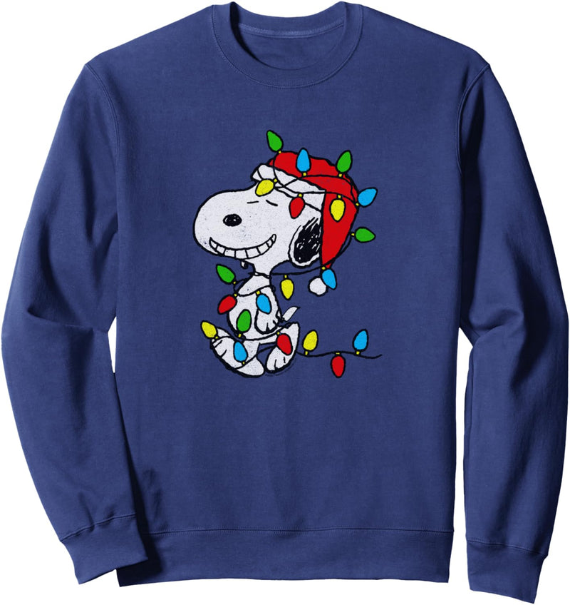 Peanuts - Christmas Snoopy X-Mas Lights Sweatshirt