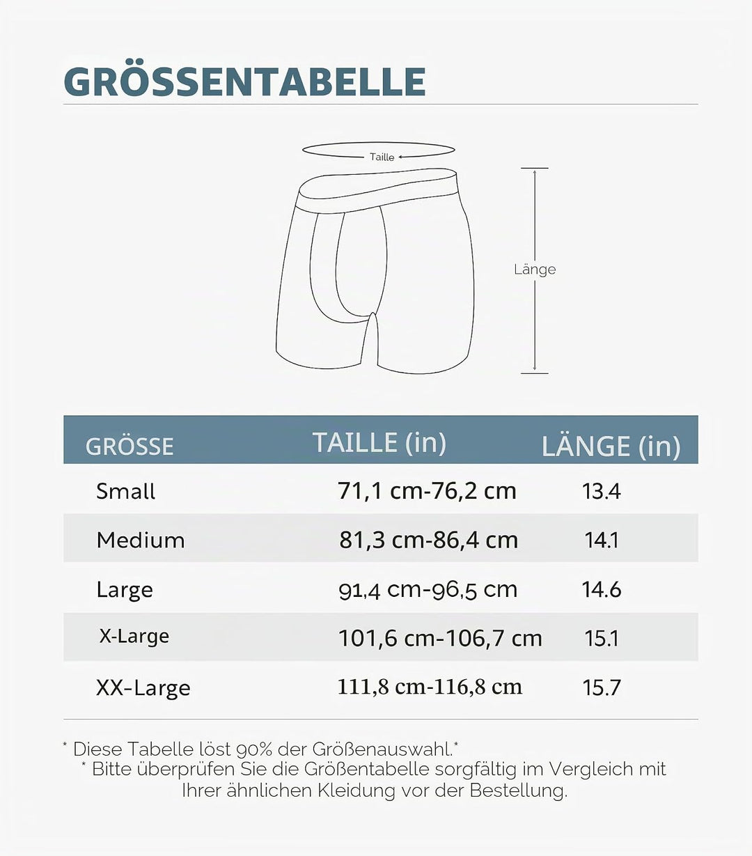 Separatec Boxershorts Herren Bambus Rayon Atmungsaktiv Weich Männer Unterhosen mit Doppelter Beutel