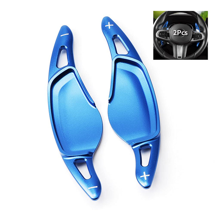HIBEYO 2 Stücke Lenkrad Schaltwippen Verlängerung Paddles Lenkrad für BMW 5er G30 G31 G38 7er G11 G1