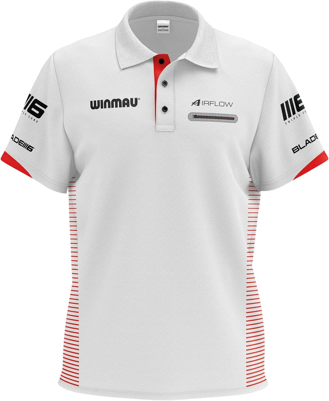 WINMAU Pro-Line Weiss Dart-Shirt - 3XL