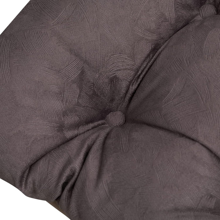 HollyHOME Fusshocker Fussstütze Klapphocker, Faltbar Sitzhocker mit Metallbeinen, Abnehmbar Gepolste