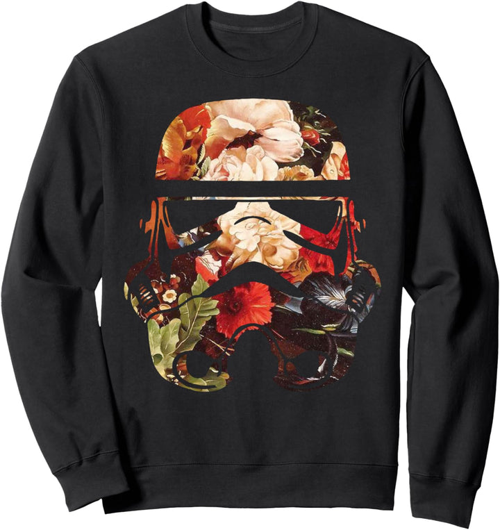 Star Wars Trooper Floral Fill Helmet Poster Sweatshirt