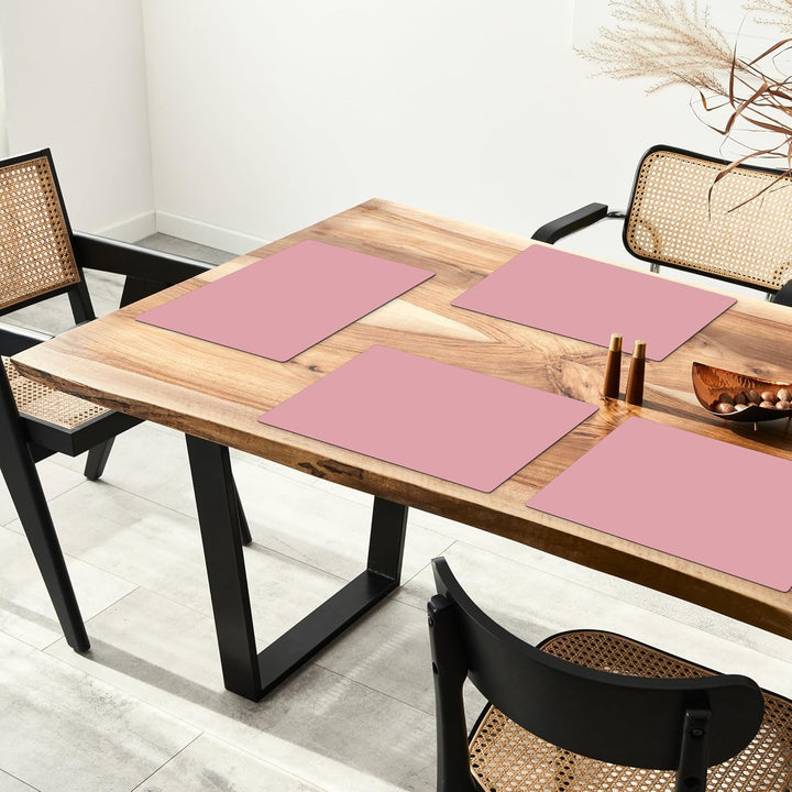 KitchenYeah© Platzsets Abwaschbar 6-Teilig 45x30 cm Tischsets Platzdeckchen rutschfeste Platzset Unt