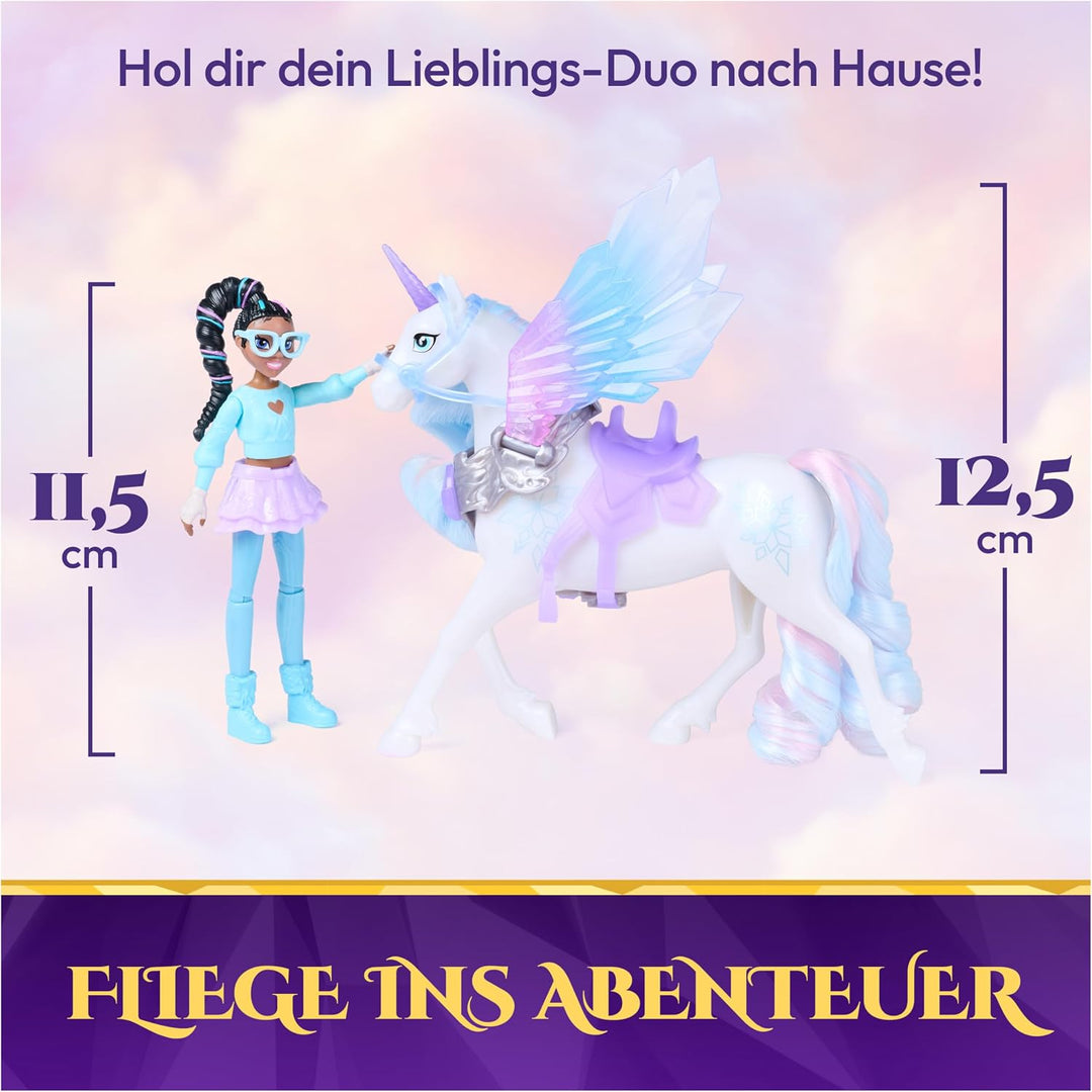 Unicorn Academy Wing Magic Layla und Glacier Set, ab 4 Jahren