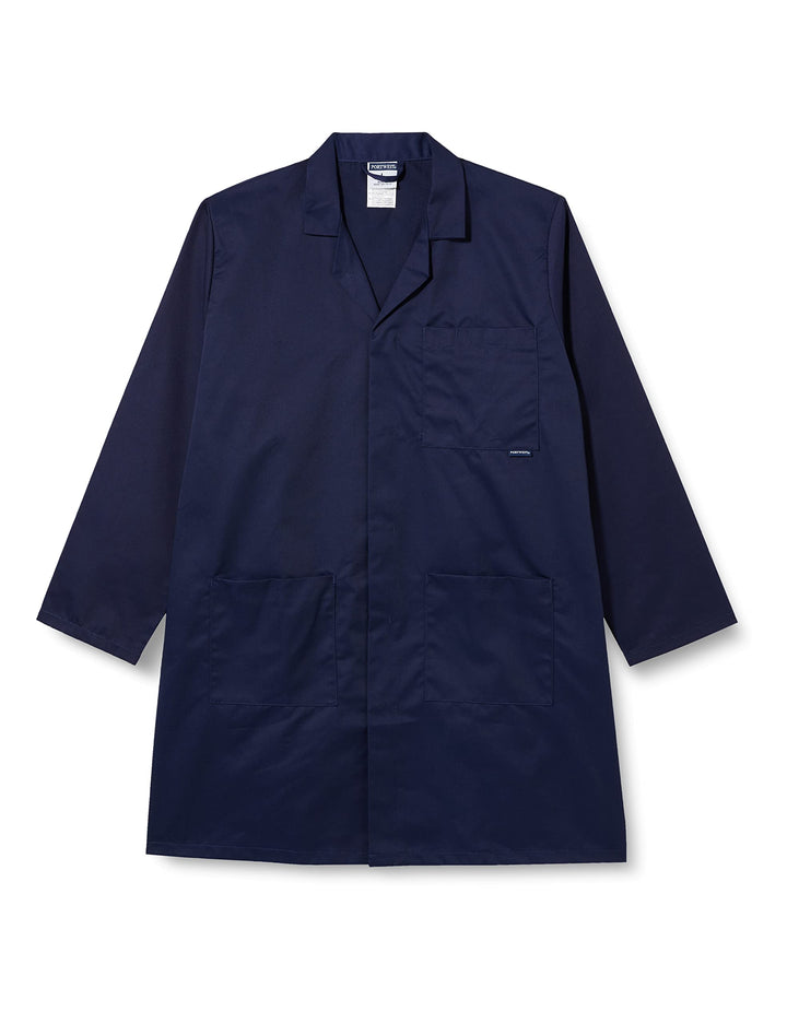 Portwest Standard-Kittel. Farbe: Marineblau. Grösse: L. C852NARL. L marine, L marine