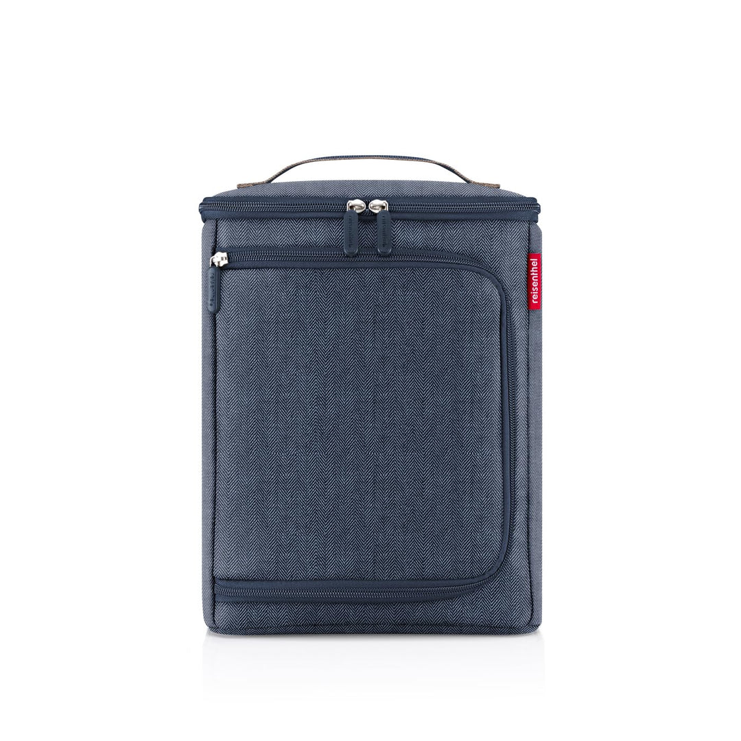 reisenthel coolerbox - Rundum flexibel, praktische Kühltasche mit Zwei Öffnungen herringbone dark bl