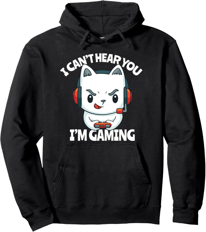 lustiges Spielerhemd. Headset kann dich nicht hören, ich Pullover Hoodie