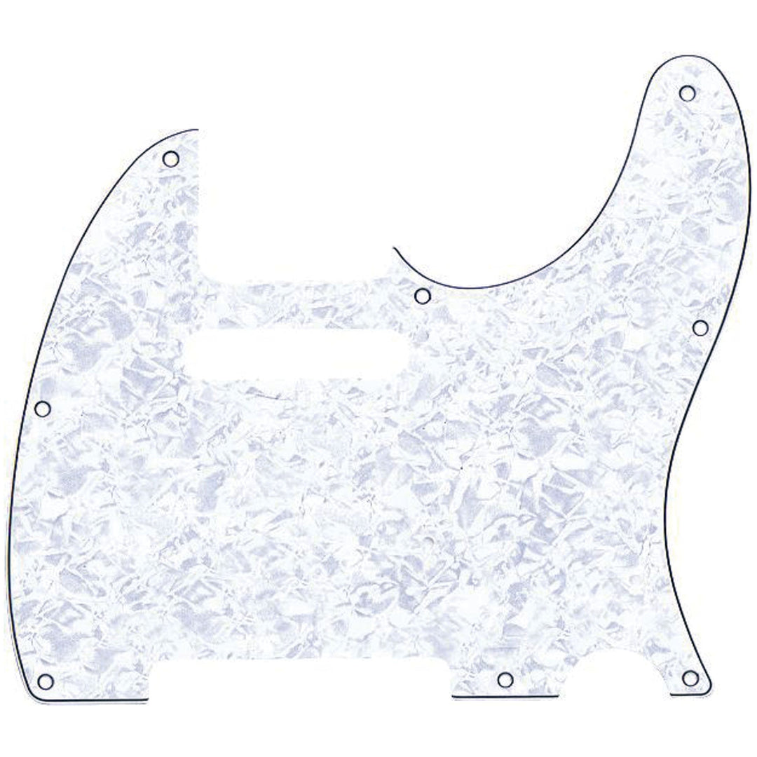 Fender 099-2150-000 4-Ply White Pearl 8-Hole Mount Telecaster Pickguard