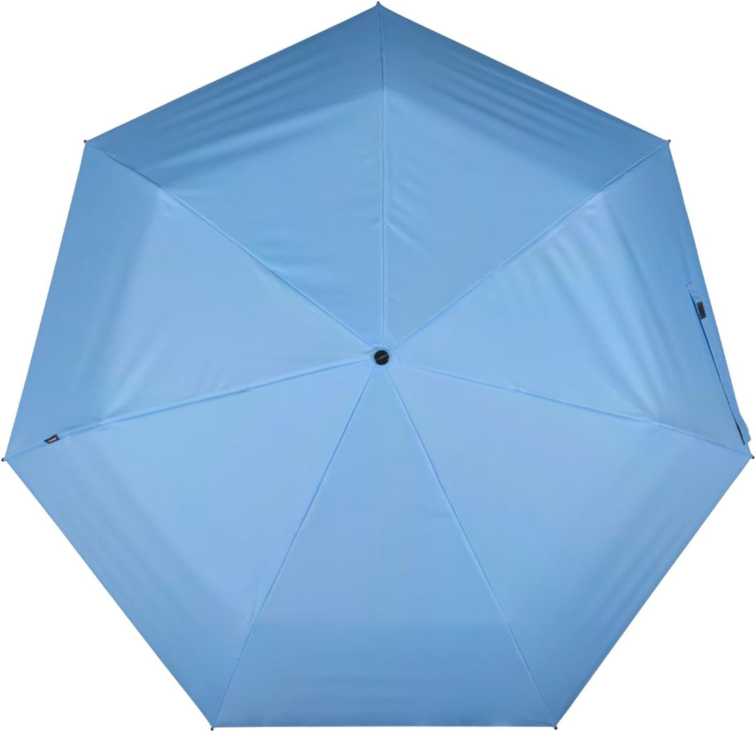 Knirps Taschenschirm Slim Duomatic Auf-Zu-Automatik Blue - Irisierend - Uv-schutz, Blue - Irisierend
