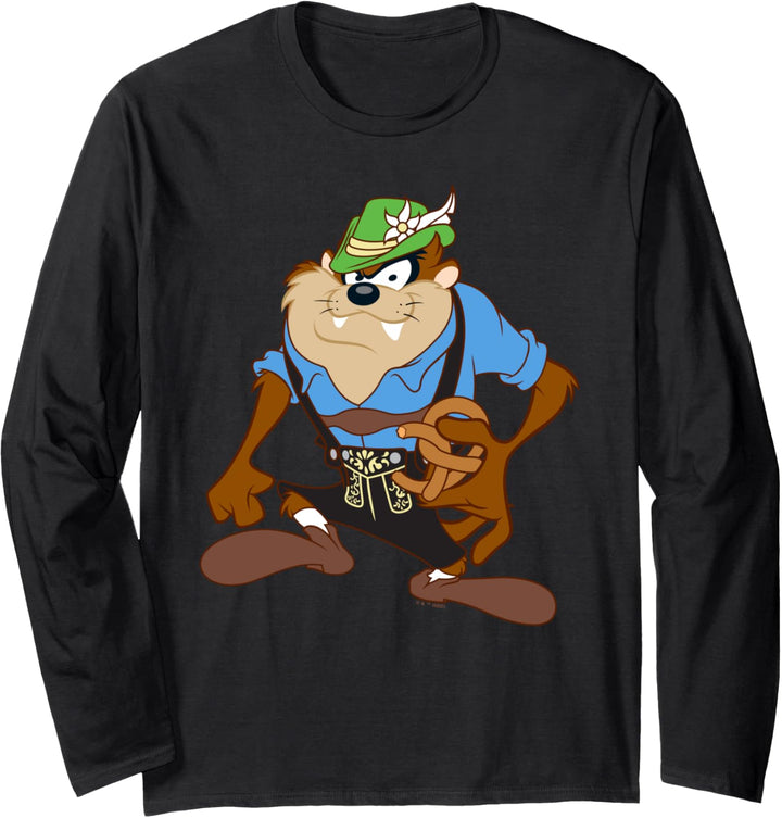 Looney Tunes Oktoberfest Taz Langarmshirt