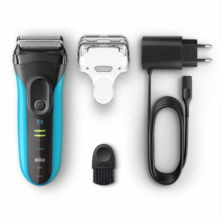 Braun Series 3 ProSkin Rasierer Herren, Elektrorasierer mit Präzisionstrimmer, wiederaufladbarer und