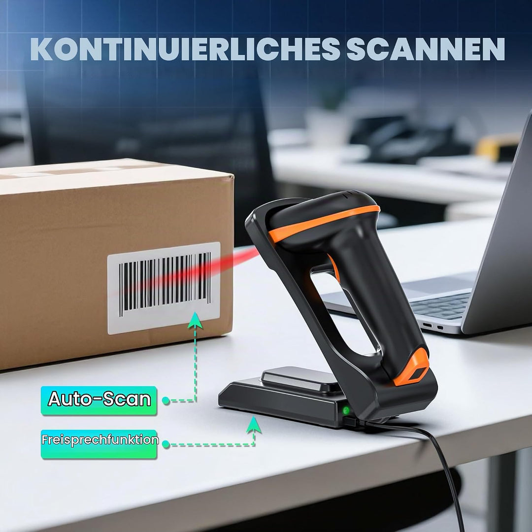 Tera Barcode Scanner wandhalterung 1D 2D QR Kabellos 2,4 GHz Wired USB 2,0 Kabelgebunden Handscanner