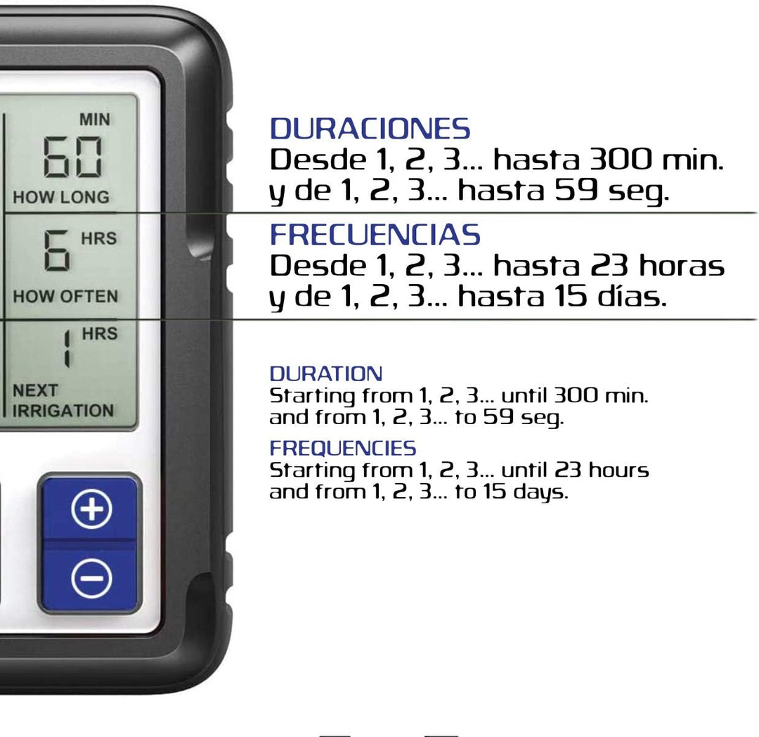 Aqua Control C4110 Digitale Bewässerung mit Widescreen Display, Extrem Einfach. Full Vision 2 Progra