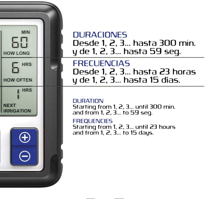 Aqua Control C4110 Digitale Bewässerung mit Widescreen Display, Extrem Einfach. Full Vision 2 Progra
