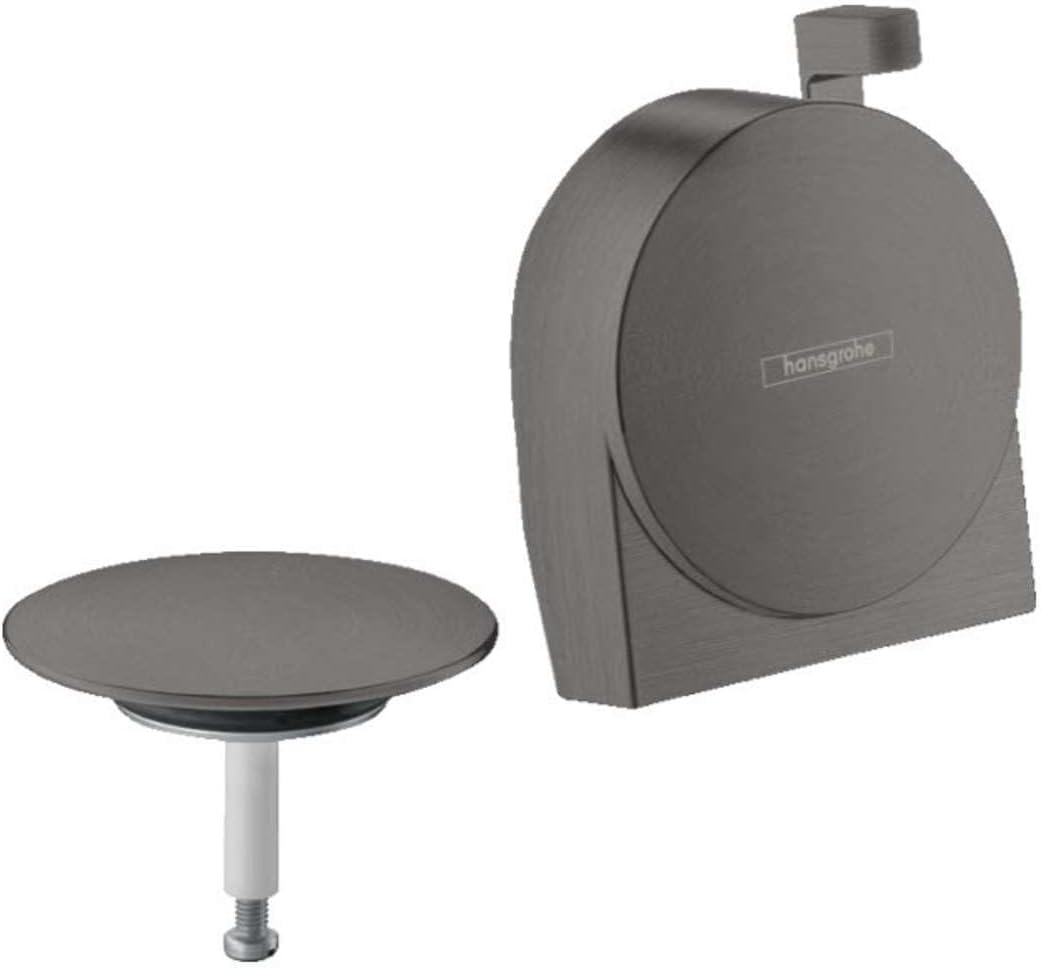 hansgrohe Exafill S Wanneneinlauf Fertigset, Brushed Black Chrome, Brushed Black Chrome