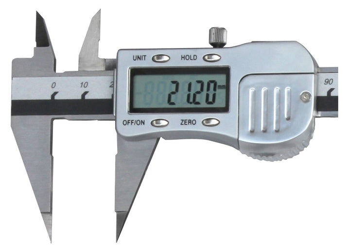 Digital Messschieber 200 mm - mit spitzem Schnabel - Messsystem 3V