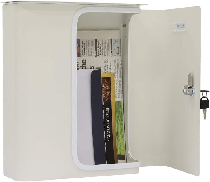 Rottner Briefkasten Splashy (Weiss Weiss), Weiss Weiss