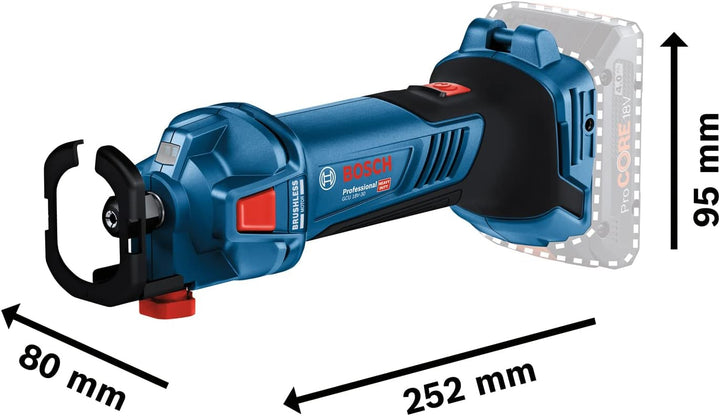 Bosch Professional 18V System Akku-Spiralsäge GCU 18V-30 (bürstenloser Motor mit 30.000 min⁻¹, inkl.