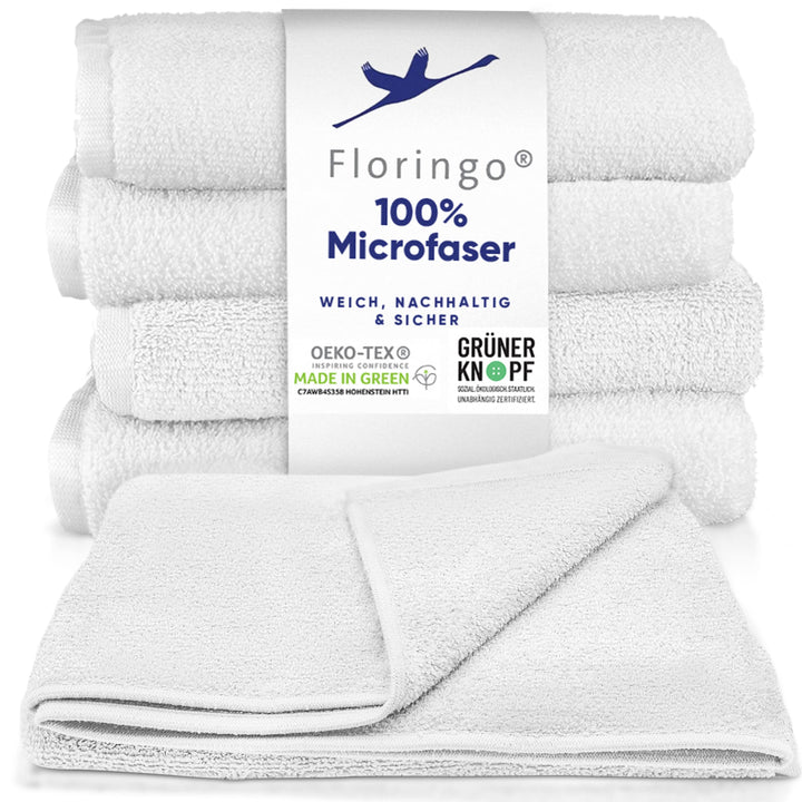 Moon 5er Pack Microfaser, Friseur, Handtücher, Salonhandtücher, ca. 70x130 cm von Floringo mit saugs