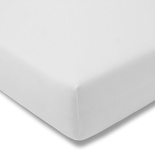 Estella Fein Jersey Spannbetttuch , Grösse:90x210-100x220 cm;Farben:100 Weiss, Weiss