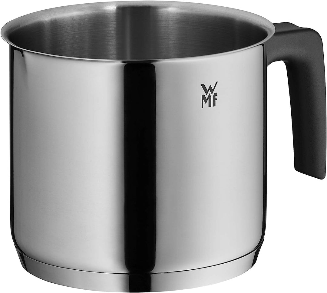 WMF Milchtopf Induktion ohne Deckel 14 cm, kleiner Topf 1,7l, Cromargan Edelstahl poliert, Schüttran