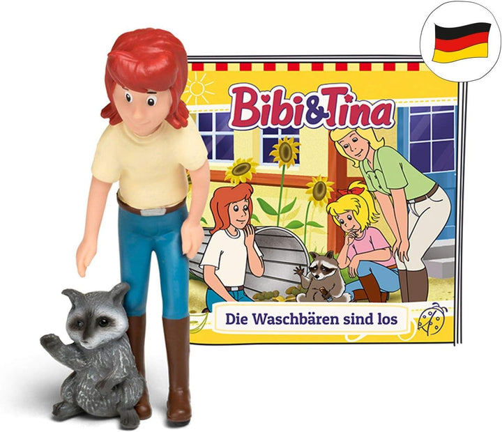 tonies Hörfiguren für Toniebox, Bibi und Tina – Die Waschbären sind los, Hörspiel für Kinder ab 6 Ja