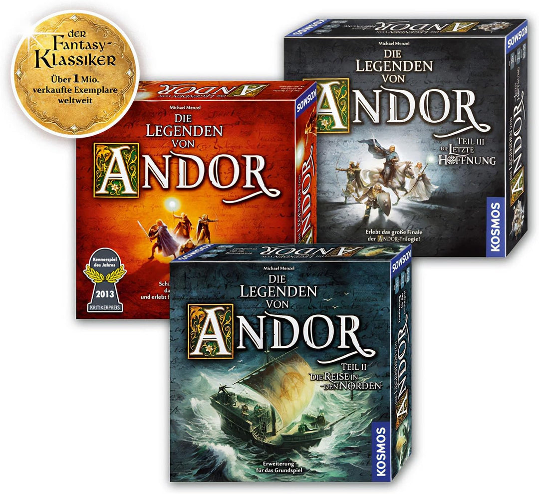 Kosmos 692346 Die Legenden von Andor - Teil II Die Reise in den Norden, Erweiterung für das Grundspi