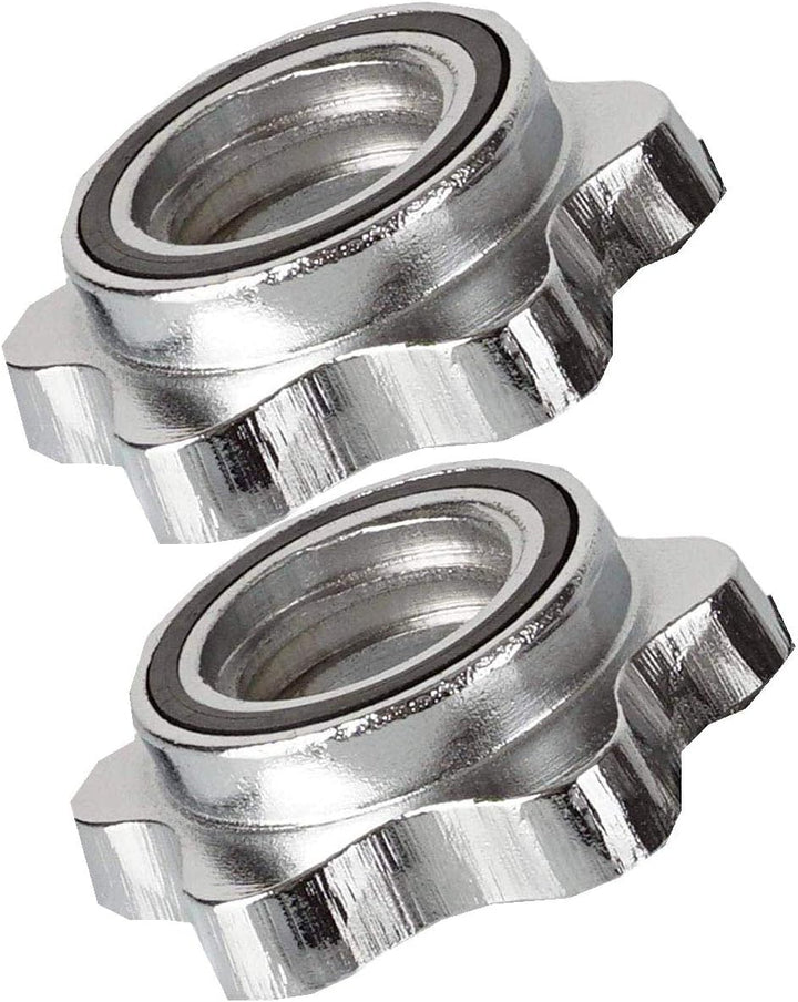 Lisaro Langhantelstange mit Sternverschlüssen 120/160/182cm-Standardnorm gerändelt und verchromt, Sc