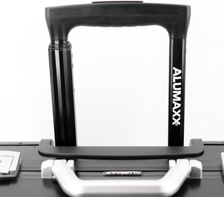 ALUMAXX 45169 Pilotenkoffer PANDORA, Trolley Aluminium, Piloten Rollkoffer Alu, Businesstrolley, Akt