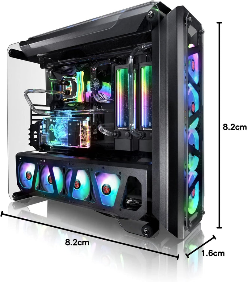Raijintek Forkis Pro RBW CPU Wasserkühlung Block für Custom Wasserkühlung Set, CPU Kühler RGB Adress