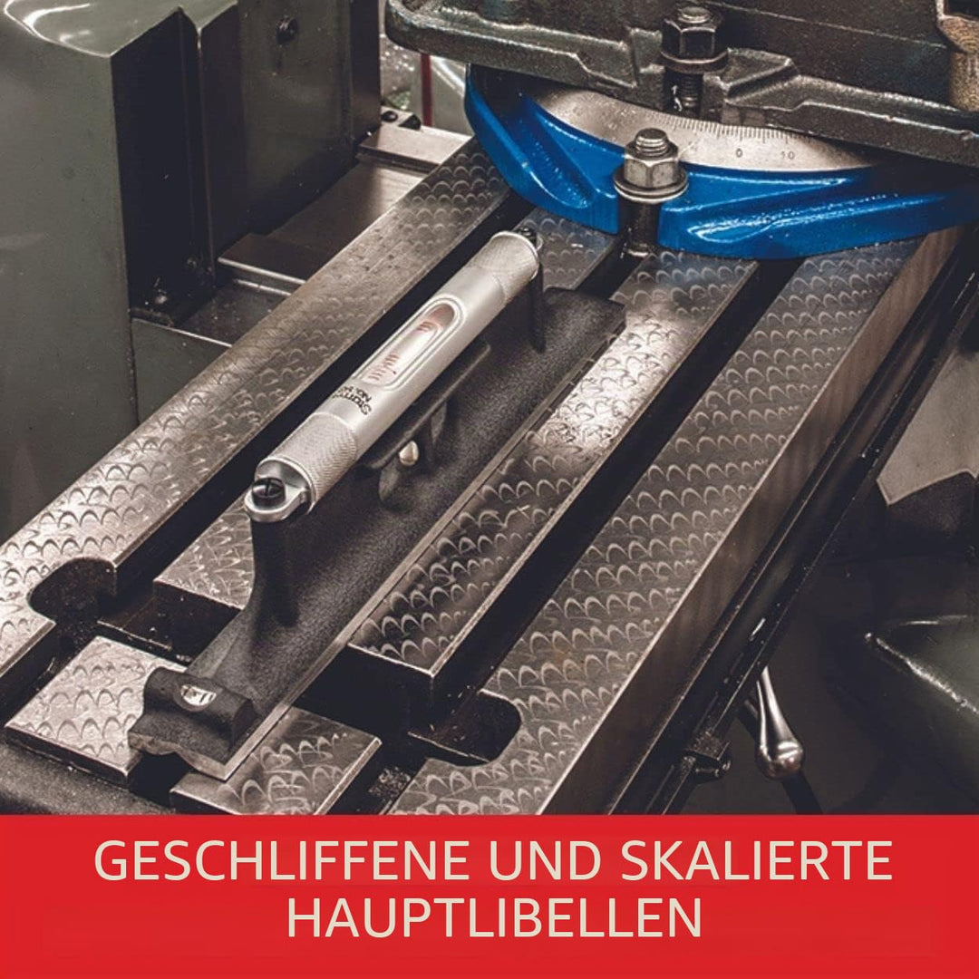 Starrett 98-6 6-Zoll-Präzisions-Maschinisten-Wasserwaage, Schwarz