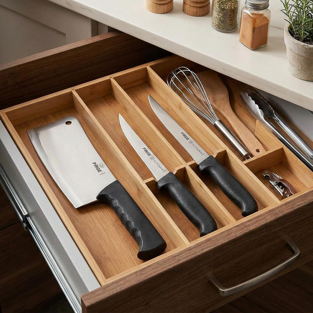 Pirge Butcher's Metzgermesser Set 3 TLG - Hackbeile und Ausbeinmesser - Knochenbeil - Metzgerbeil -