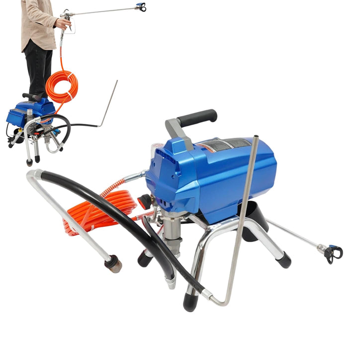 Hochdruck Airless-Spritzgerät 1200W 23MPa mit 15m Hochdruckrohr | Hochdruck-Spritzgerät, 2,5 L/min &