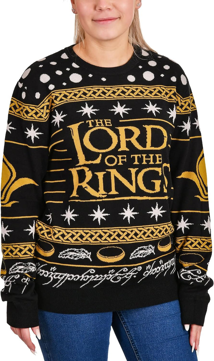 Elbenwald Strickpullover Weihnachten in verschiedenen Designs für Herren Damen Unisex Baumwolle Mehr