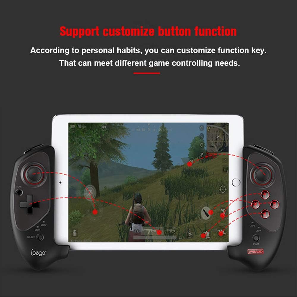 Wireless Game Controller für Tablets/Android, Megadream Mobile Bluetooth Gamepad Joystick mit 13–25