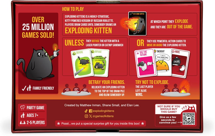 Exploding Kittens: (Kartenspiel in englischer Version, Englisch